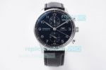 ZF Factory V2 Version IWC Portuguese Swiss Automatic Watch Black Dial Arabic Markers
